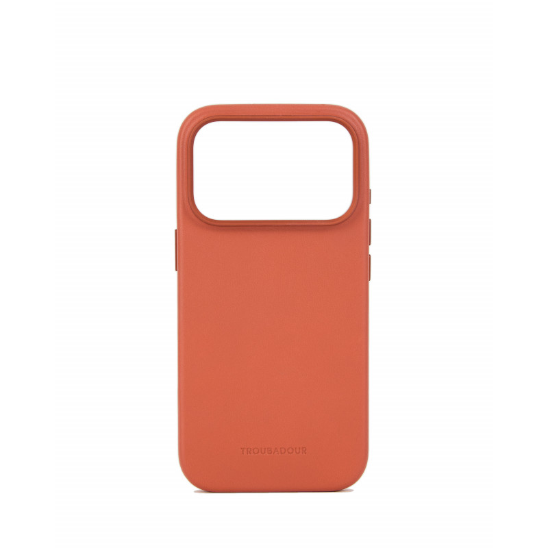 Mujjo Troubadour kožené puzdro pre Apple iPhone 18 Pro / 17 Pro, MagSafe, terakotové