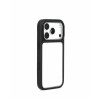 Mujjo Troubadour Modular kožené puzdro pre Apple iPhone 18 Pro / 17 Pro, MagSafe, čierne