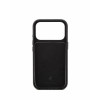 Mujjo Troubadour Modular kožené puzdro pre Apple iPhone 18 Pro / 17 Pro, MagSafe, čierne