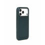 Mujjo Troubadour Modular Leather Case kožené puzdro pre Apple iPhone 18 Pro Max / 17 Pro Max, MagSafe, obsidiánovo zelené