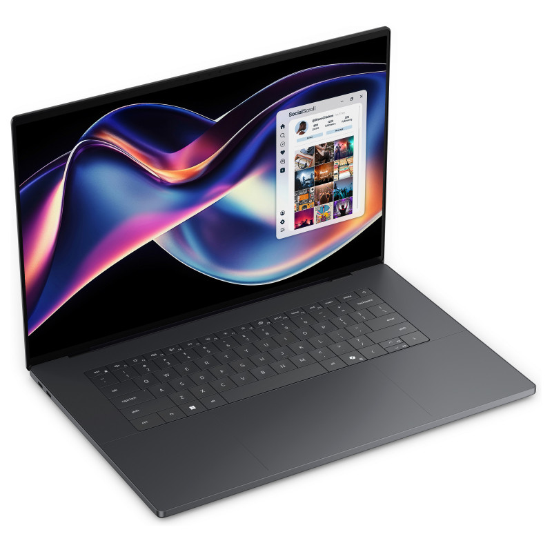 Dell XPS 16 DA16260-945YK 16-palcový dotykový notebook, Intel Core Ultra X9 388H, 32 GB RAM, 1 TB SSD, Windows 11 Home, grafitový