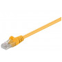Microconnect B-UTP5075Y prepojovací kábel Cat5e U/UTP, 7,5 m, RJ-45, žltý, PVC