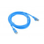 Lanberg PCF6-10CC-0050-B sieťový kábel Cat6 F/UTP, 0,5 m, modrý