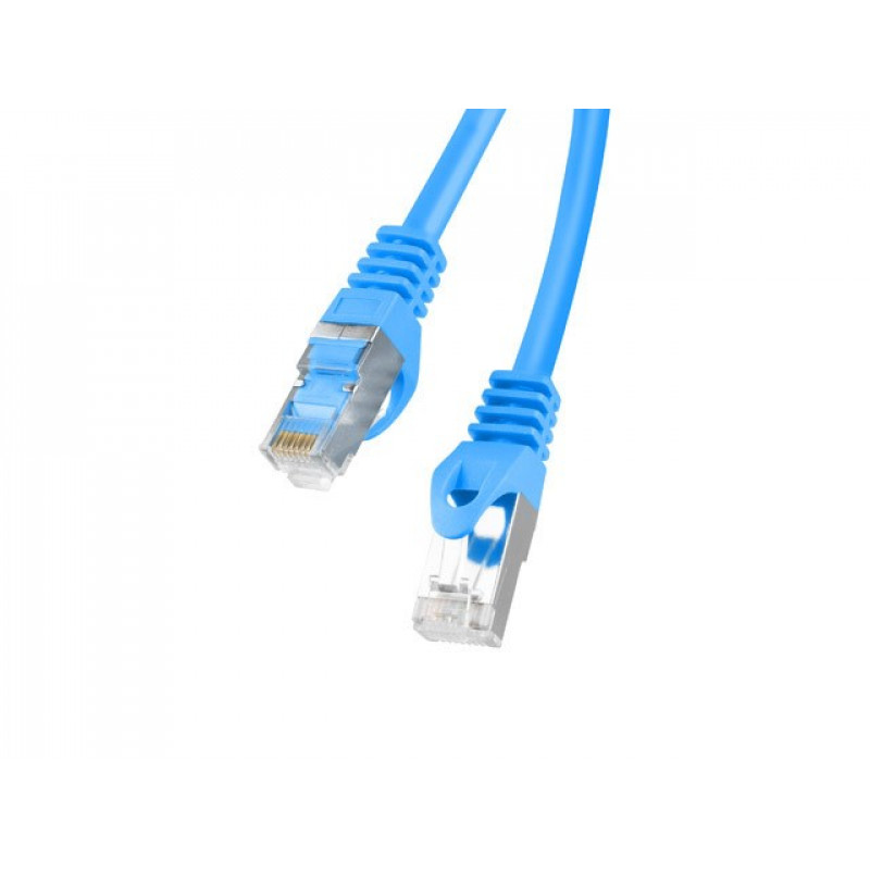 Lanberg PCF6-10CC-0050-B sieťový kábel Cat6 F/UTP, 0,5 m, modrý