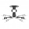 Maclean MC-200 B stropný držiak na projektor, 54–320 mm, do 13,5 kg, čierny
