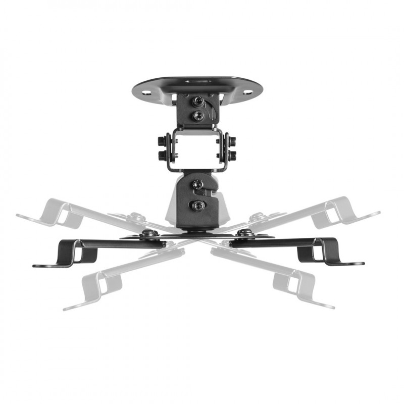 Maclean MC-200 B stropný držiak na projektor, 54–320 mm, do 13,5 kg, čierny