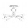 Maclean MC-200 W stropný držiak na projektory, oceľ, 54–320 mm, do 13,5 kg, biely