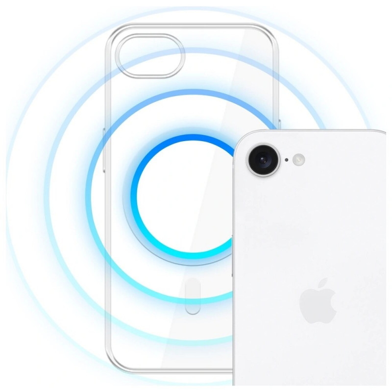 3MK Clear MagCase Apple iPhone 17e / 16e puzdro s MagSafe, priehľadné