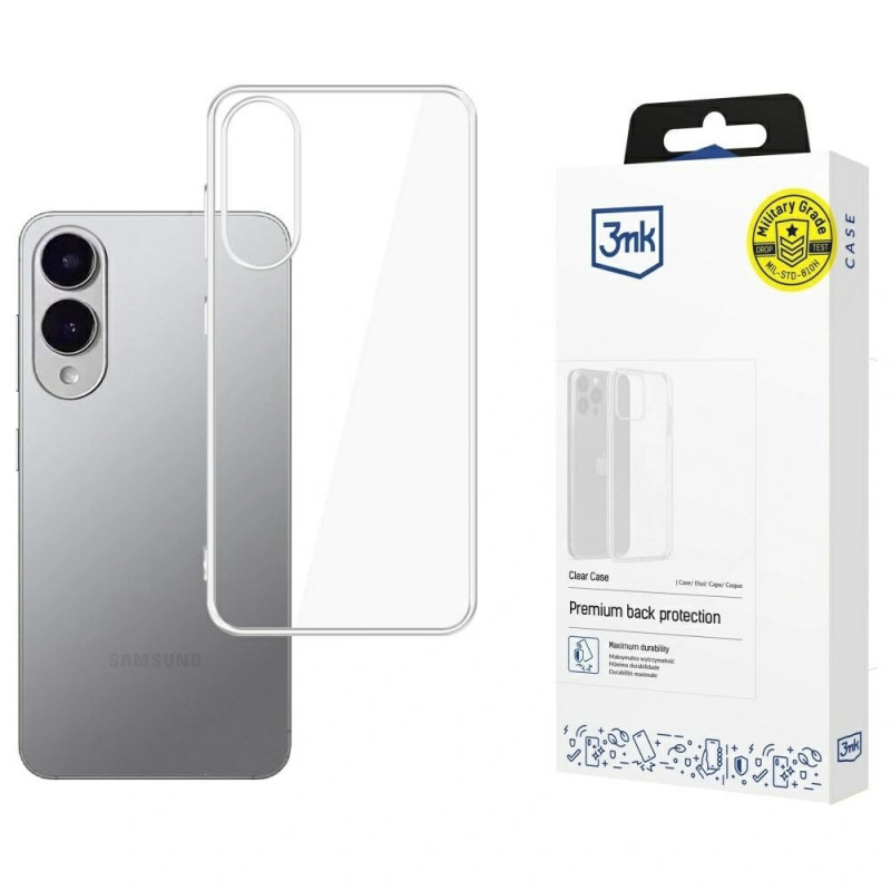 3MK Clear Case puzdro pre Samsung Galaxy S25 Edge, priehľadné