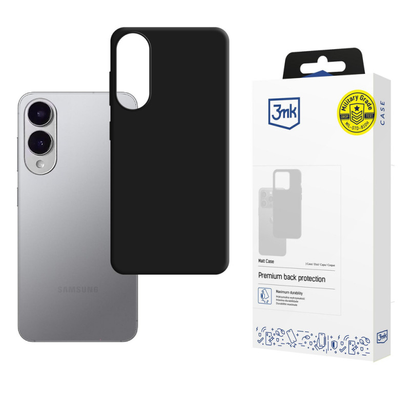 3MK Matt Case puzdro na telefón Samsung Galaxy S25 Edge, čierne