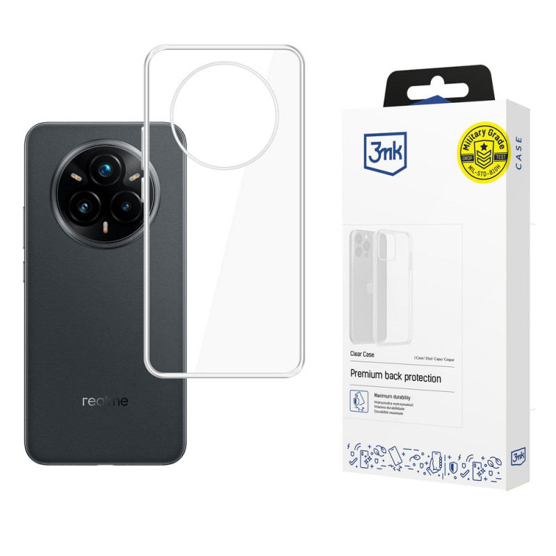3MK Clear Case puzdro na telefón Realme 14 Pro+, priehľadné