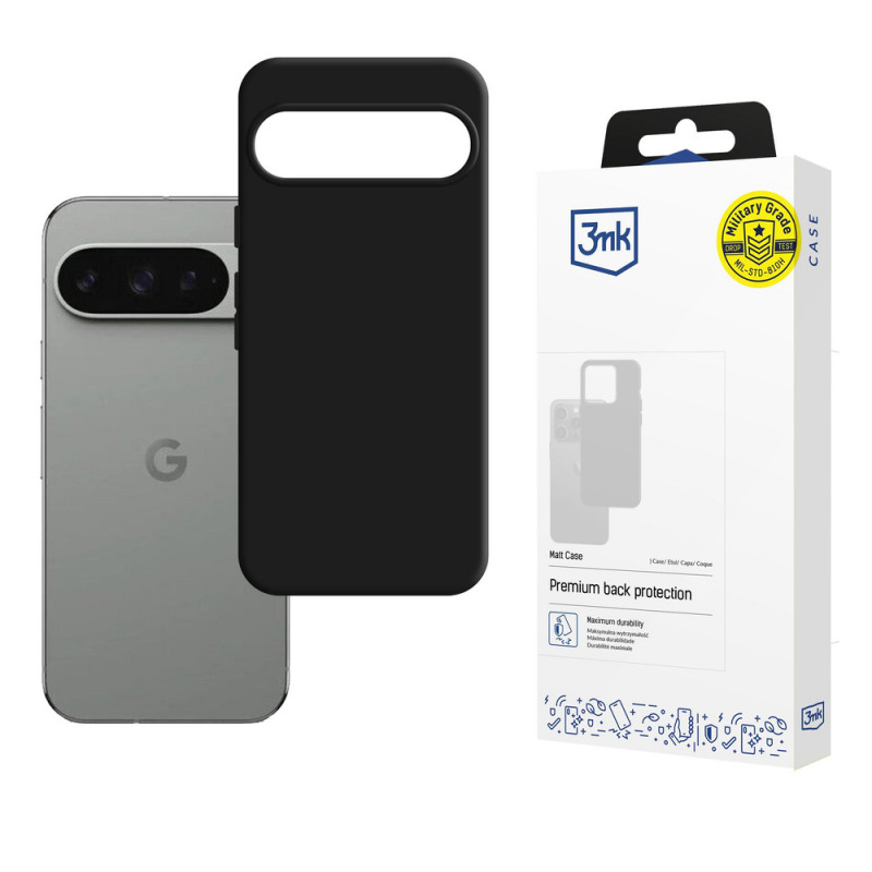 3MK Matt Case puzdro pre Google Pixel 10 / Pixel 10 Pro, čierne