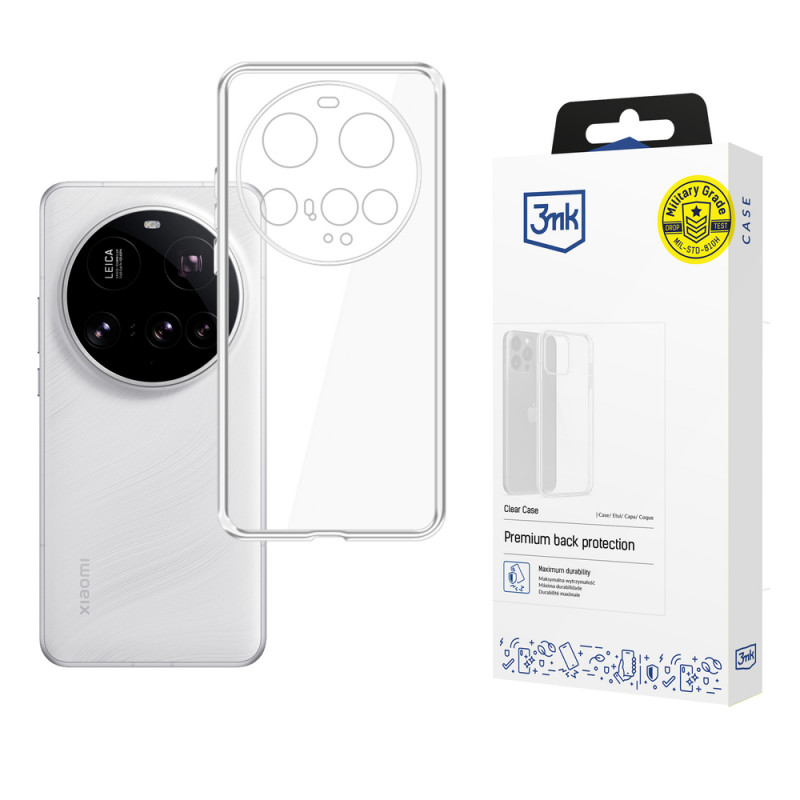 3MK Clear Case puzdro pre Xiaomi 15 Ultra, priehľadné