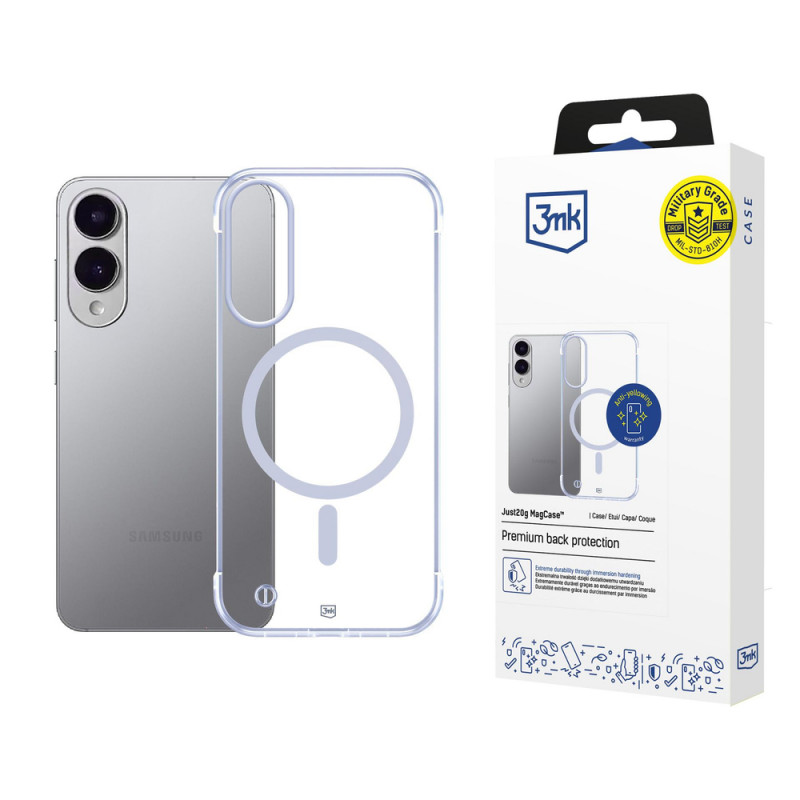 3MK Just20g MagCase puzdro na Samsung Galaxy S25 Edge, priehľadné