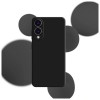 3MK silikónové puzdro pre Samsung Galaxy S25 Edge, čierne
