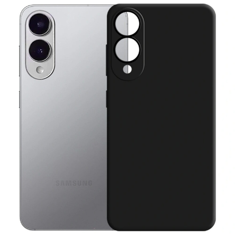 3MK silikónové puzdro pre Samsung Galaxy S25 Edge, čierne