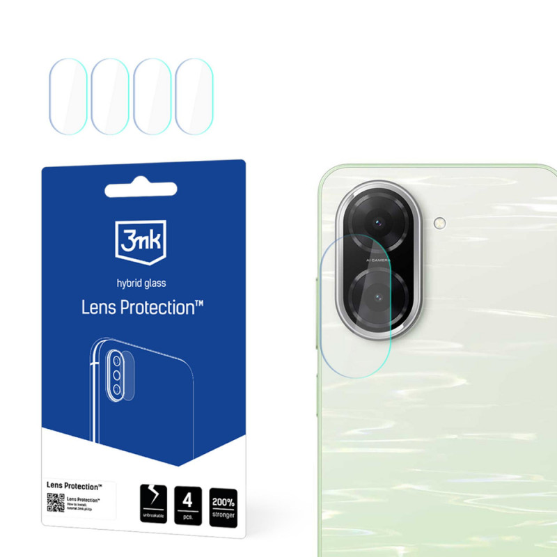 3MK Lens Protection hybridné sklo na objektív fotoaparátu Xiaomi Redmi A5 4G (4 ks)