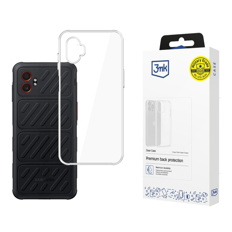 3MK Clear Case puzdro pre Samsung Galaxy XCover 7 Pro, priehľadné