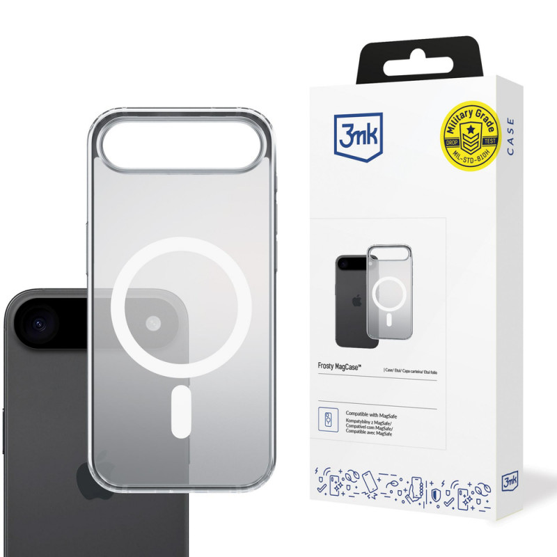 3MK Frosty MagCase puzdro pre Apple iPhone Air, biele