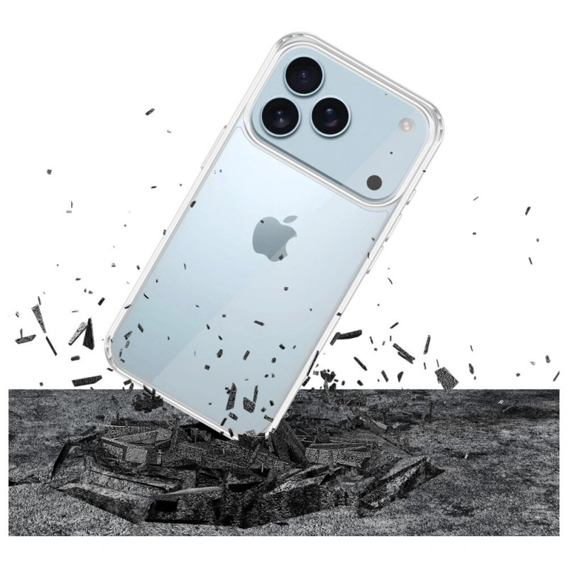 3mk Armor Case ochranné puzdro pre Apple iPhone 17 Pro / 18 Pro, priehľadné