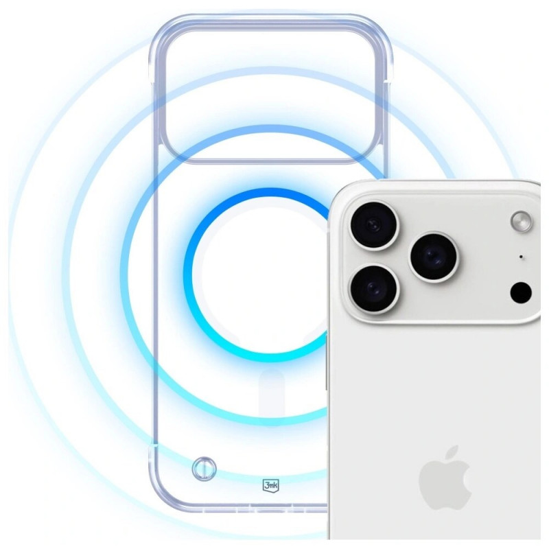 3mk Just20g MagCase kryt pre Apple iPhone 17 Pro Max, priehľadný, polykarbonát