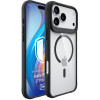 3mk Satin Armor MagCase kryt pre Apple iPhone 17 Pro Max, priehľadný čierny