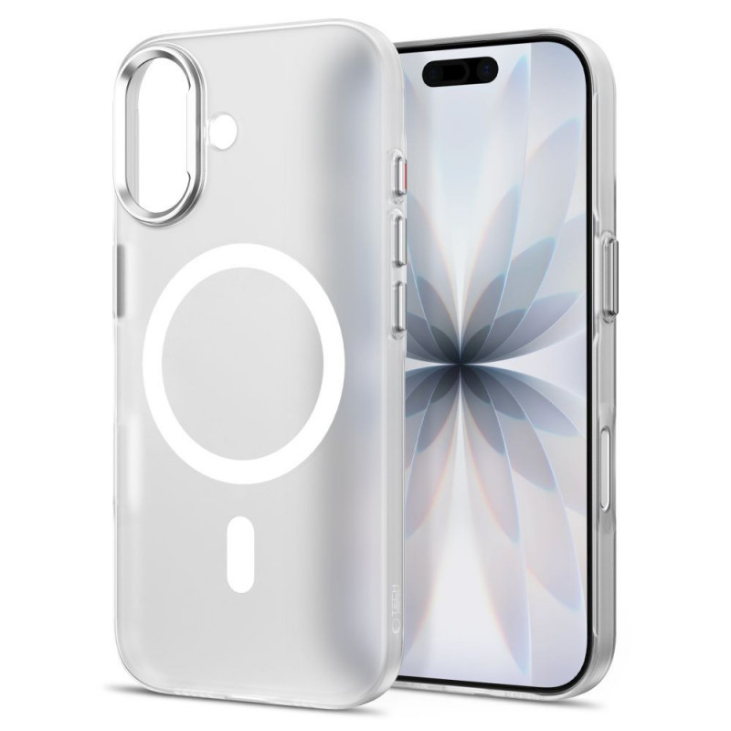Tech-Protect MagZero MagSafe kryt na Apple iPhone 17, matná biela