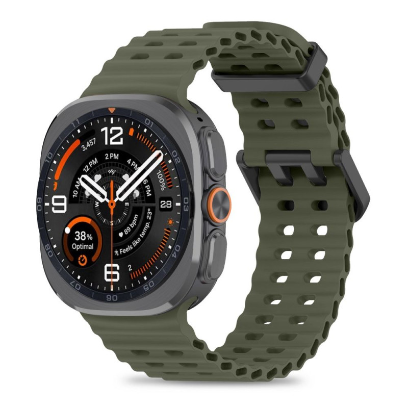 Tech-Protect Iconband Pro remienok pre Samsung Galaxy Watch Ultra 1 / 2 (2024-2026), 47 mm, vojenský zelený