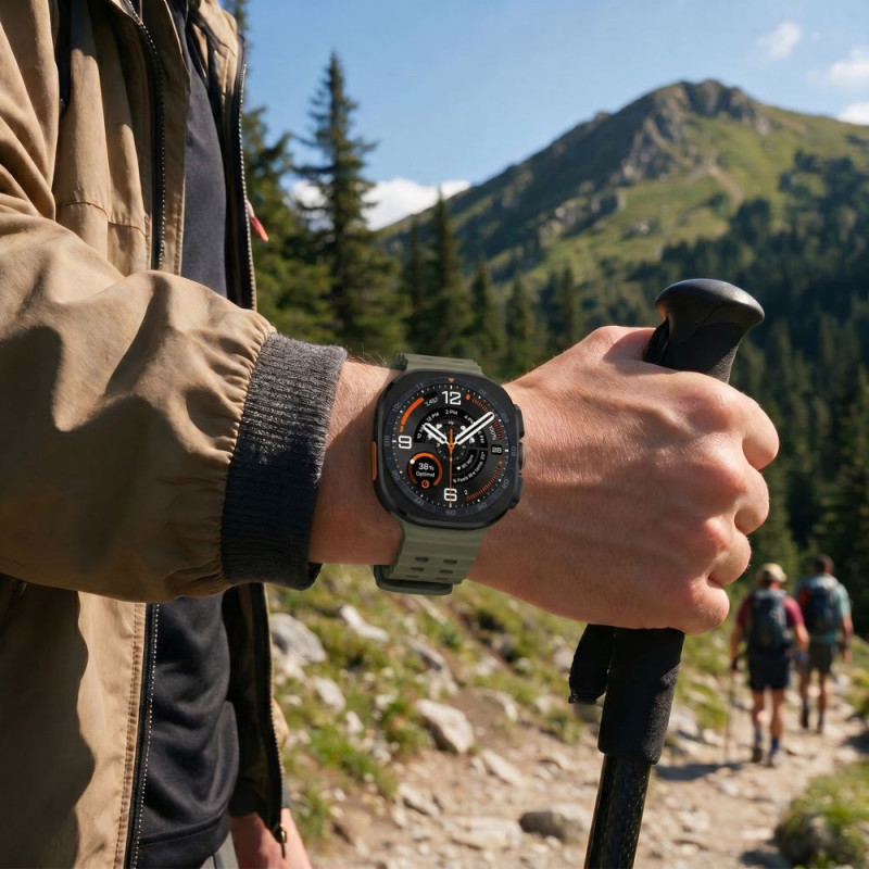 Tech-Protect Iconband Pro remienok pre Samsung Galaxy Watch Ultra 1 / 2 (2024-2026), 47 mm, vojenský zelený