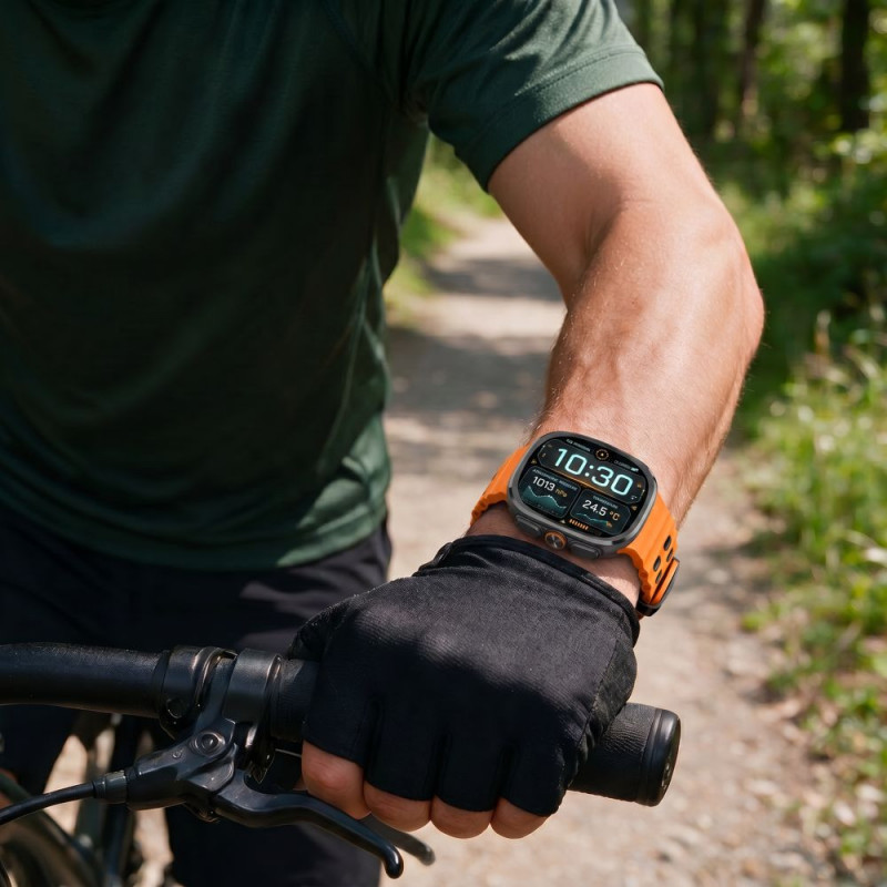 Tech-Protect Iconband Pro remienok pre Samsung Galaxy Watch Ultra 1 / 2 (2024-2026), 47 mm, oranžovo-čierny