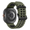 Tech-Protect Iconband Pro remienok pre Samsung Galaxy Watch Ultra 1 / 2 (2024-2026), 47 mm, vojenský zelený/čierny