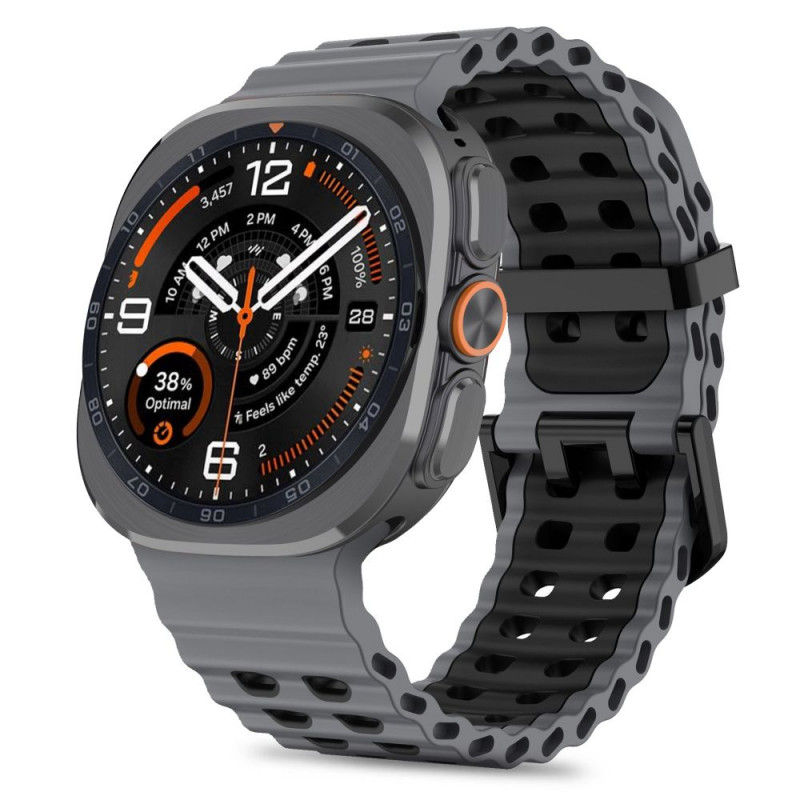 Tech-Protect Iconband Pro remienok pre Samsung Galaxy Watch Ultra 1 / 2 (2024-2026), 47 mm, sivo-čierny