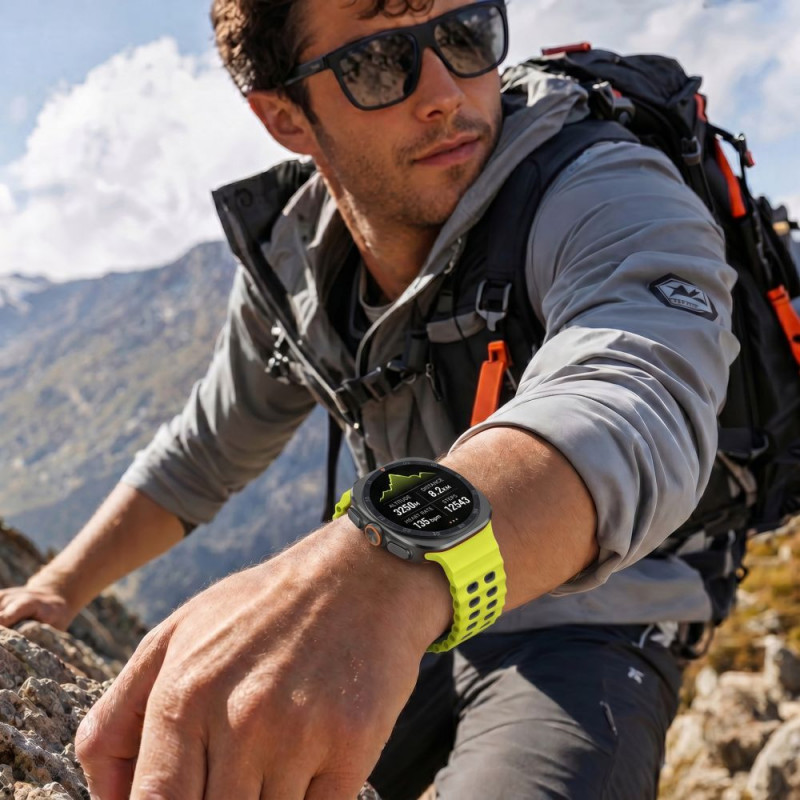 Tech-Protect Iconband Pro remienok pre Samsung Galaxy Watch Ultra 1 / 2 (2024-2026), 47 mm, limetkovo-čierny