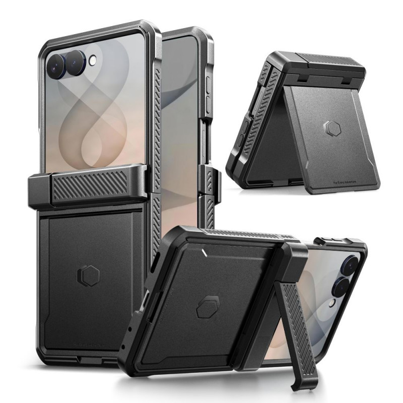 Tech-Protect Kevlar Pro puzdro pre Samsung Galaxy Z Flip 8, čierne