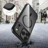 Tech-Protect MagMat MagSafe puzdro pre Apple iPhone 17 Pro Max, čierna/priehľadná