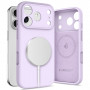 Tech-Protect Silicone MagSafe puzdro pre Apple iPhone 17 Pro, fialové, THP4521