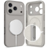 Tech-Protect Silicone MagSafe puzdro pre Apple iPhone 17 Pro, kamenná sivá