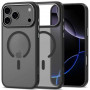 Puzdro Tech-Protect MagEdge MagSafe pre Apple iPhone 17 Pro, matné čierne/tmavo kovovo sivé