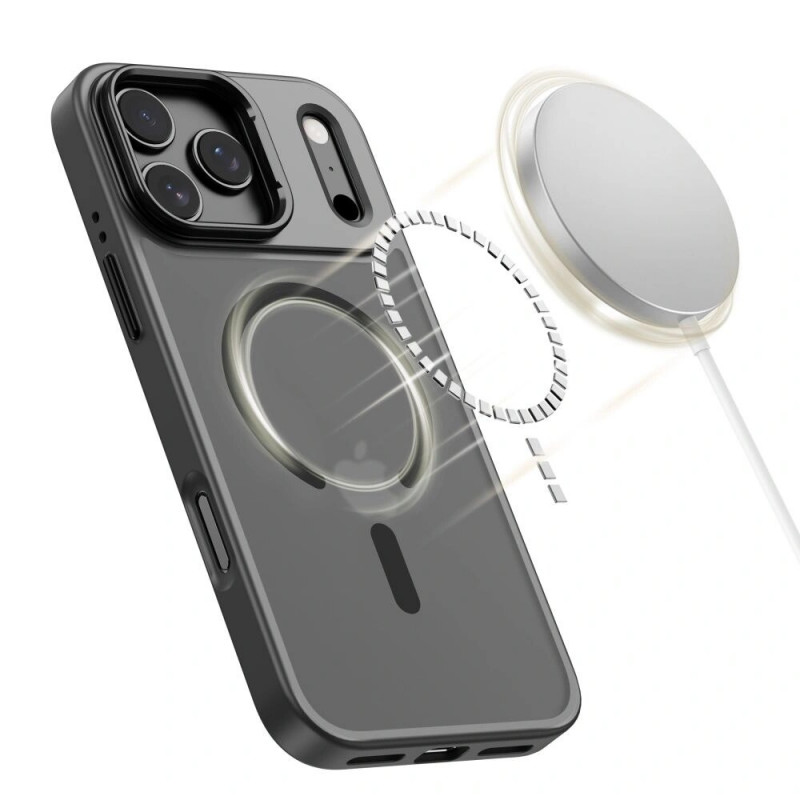 Puzdro Tech-Protect Magstand MagSafe pre Apple iPhone 17 Pro, matné čierne