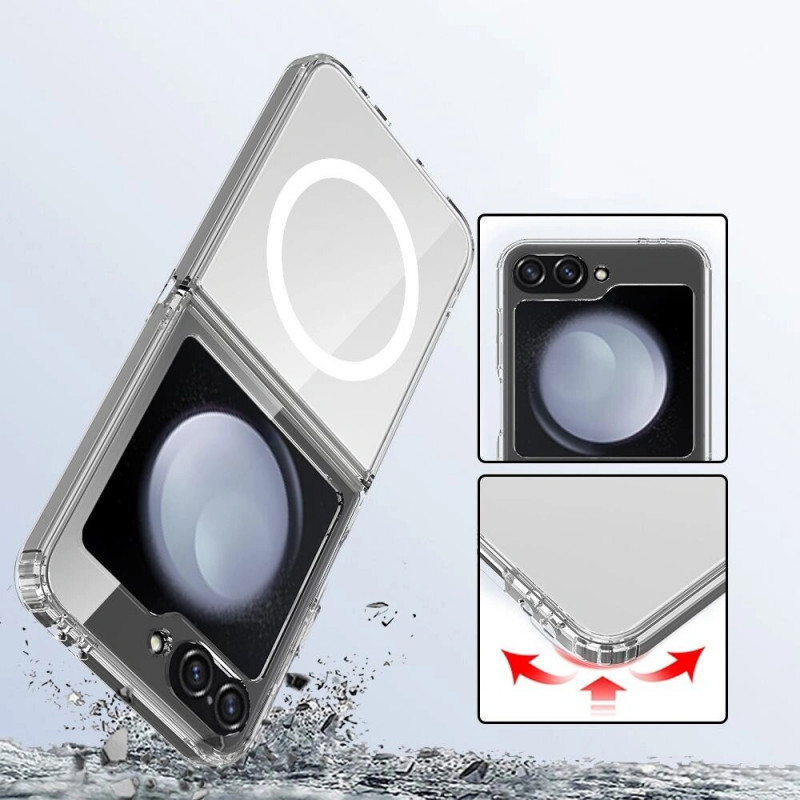 Puzdro Tech-Protect Flexair Hybrid MagSafe pre Samsung Galaxy Z Flip 6 / 7 FE, priehľadné