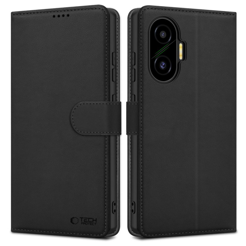 Puzdro Tech-Protect Wallet pre Xiaomi Poco F7 5G, čierne