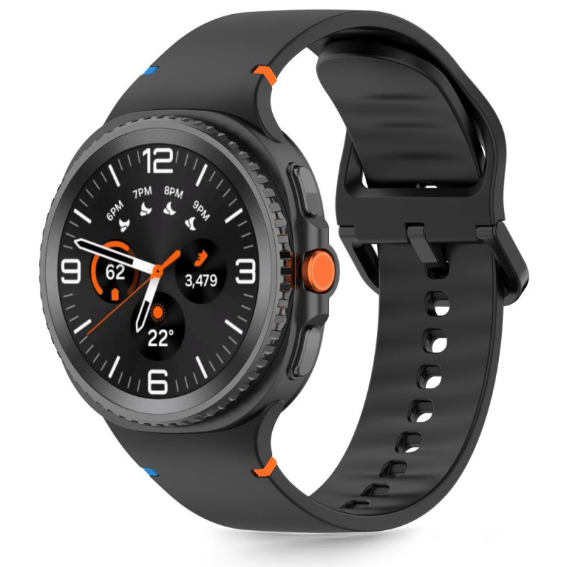 Tech-Protect Silicone remienok pre Samsung Galaxy Watch 8 / 9 / Classic 40/44/46 mm, čierny
