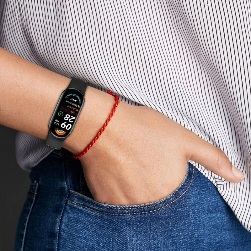 Tech-Protect IconBand Air remienok pre Xiaomi Smart Band 8 / 9 / 10 / NFC, čierny/sivý