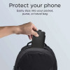 Tech-Protect SM65 univerzálne puzdro na telefón, 6,0-6,9 palca, ekokoža, čierno-červené