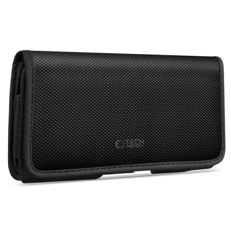 Tech-Protect SM90 univerzálne puzdro na opasok pre telefón, 5,8-6,8 palca, nylon, čierne
