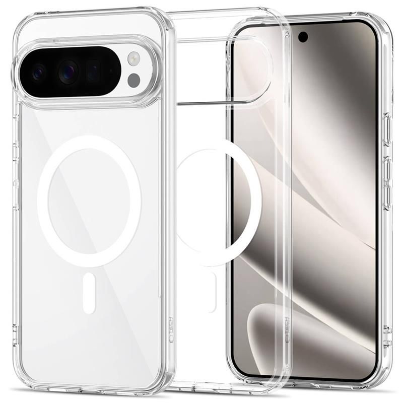 Tech-Protect FlexAir Hybrid MagSafe puzdro pre Google Pixel 10 / 10 Pro, priehľadné