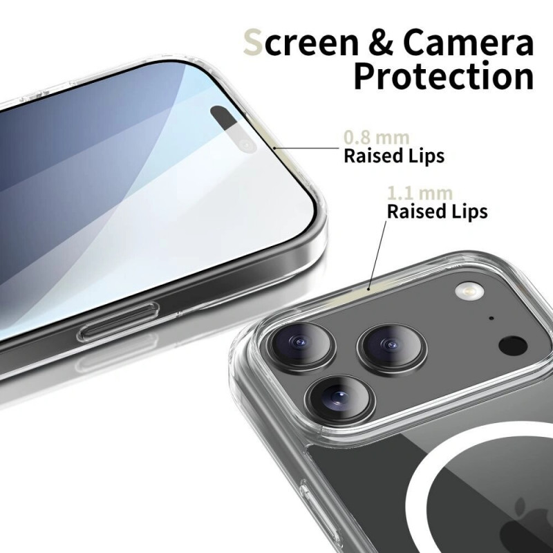 Tech-Protect FlexAir Hybrid MagSafe puzdro pre Google Pixel 10 / 10 Pro, priehľadné