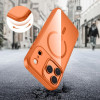 Tech-Protect MagMat MagSafe puzdro pre Apple iPhone 17 Pro, kozmicky oranžové/priehľadné, THP4752
