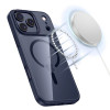 Tech-Protect MagMat MagSafe puzdro pre Apple iPhone 17 Pro, tmavomodré/priehľadné