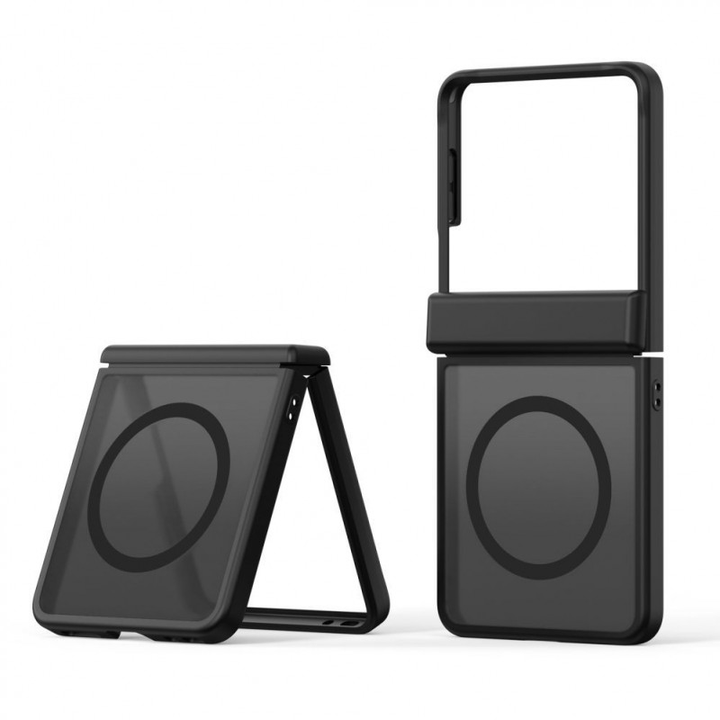 Dux Ducis Yind hybridné puzdro pre Samsung Galaxy Z Flip8, MagSafe, čierne